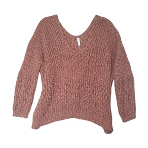 Oversized Knit Off Shoulder Sweater Size M/L